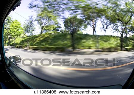 The view from car window, blurred motion, Tokyo prefecture, Japan View Large Photo Image Stock Photo - The view from car window, blurred motion, Tokyo prefecture, Japan. Fotosearch