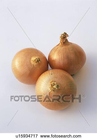 Three onions, white background View Large Photo Image Stock Photo - Three onions, white background. Fotosearch