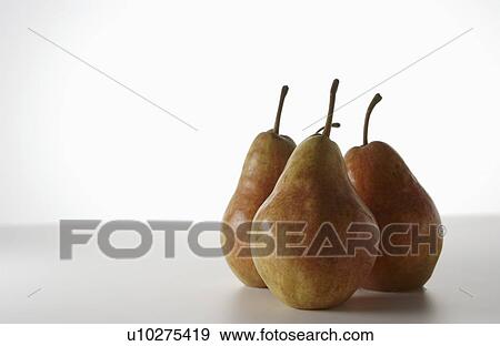 Three Pears View Large Photo Image Stock Photo - Three Pears. Fotosearch