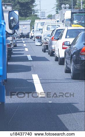 Traffic jam View Large Photo Image Stock Image - Traffic jam. Fotosearch