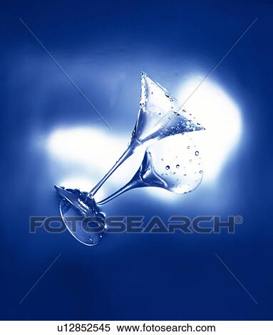 Two Cocktail Glass Falling into Water View Large Photo Image Stock Photography - Two Cocktail Glass Falling into Water. Fotosearch