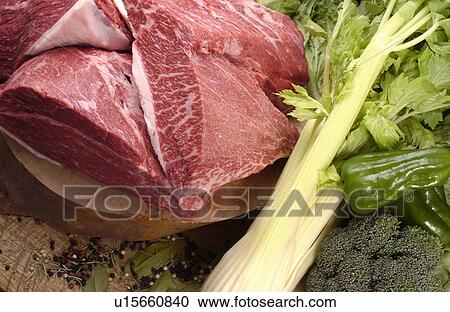 Vegetables and beef chops, close up View Large Photo Image Stock Image - Vegetables and beef chops, close up. Fotosearch