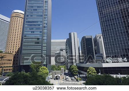 View of Downtown Umeda in Osaka View Large Photo Image Stock Photo - View of Downtown Umeda in Osaka . Fotosearch