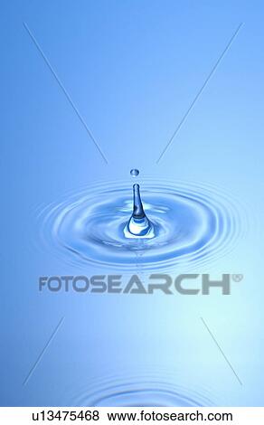 Water drop hitting surface View Large Photo Image Stock Photo - Water drop hitting surface. Fotosearch