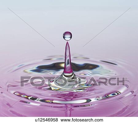 Stock Photo - Water droplet. Fotosearch