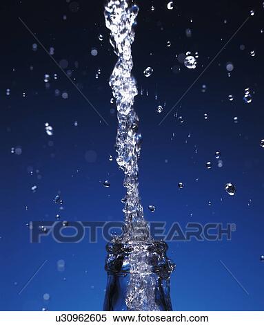 Water Gushing out of Bottle View Large Photo Image Stock Photography - Water Gushing out of Bottle. Fotosearch