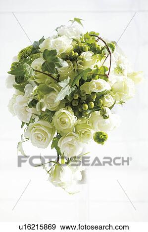 Stock Photo - White Flower Bouquet. Fotosearch