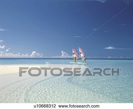 Windsurf boards at beach, Maldives View Large Photo Image Stock Image - Windsurf boards at beach, Maldives. Fotosearch