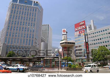 Stock Photo - Yokohama station, Yokohama city, Kanagawa prefecture, Japan. Fotosearch