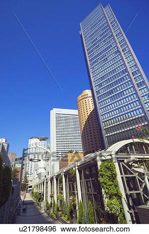 Stock Photograph - Buildings in Umeda, Kita-ku, Osaka, Japan. Fotosearch