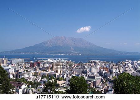 Cityscape of Sakurajima, Kagoshima Prefecture, Japan View Large Photo Image Stock Image - Cityscape of Sakurajima, Kagoshima Prefecture, Japan. Fotosearch