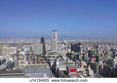 Stock Photography - Cityscape, Osaka, Japan. Fotosearch