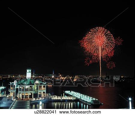 Stock Image - Fireworks. Fotosearch