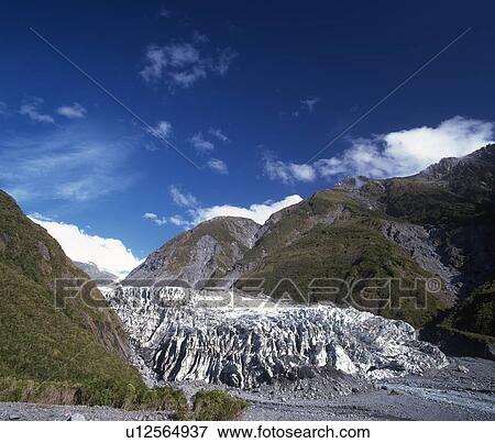 Stock Photo - Fox Glacier. Fotosearch