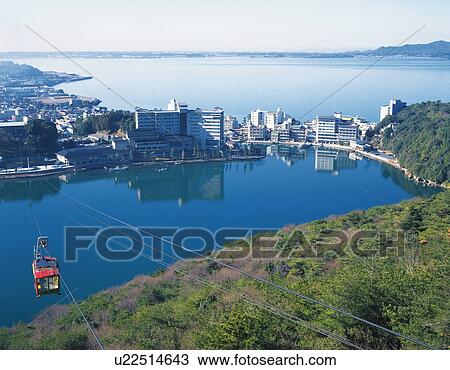 Kanzanji Spa and cable car, Hamamatsu, Shizuoka Prefecture, Japan View Large Photo Image Stock Image - Kanzanji Spa and cable car, Hamamatsu, Shizuoka Prefecture, Japan. Fotosearch