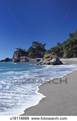 Stock Photo - Katsurahama Beach, Kochi, Japan. Fotosearch