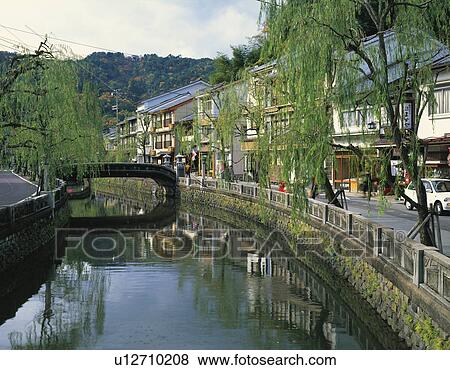 Stock Photo - Kinosaki Hot Spring, Toyooka, Hyoga Prefecture, Japan. Fotosearch