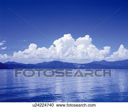 Lake and clouds, Senboku, Akita Prefecture, Japan View Large Photo Image Stock Image - Lake and clouds, Senboku, Akita Prefecture, Japan. Fotosearch