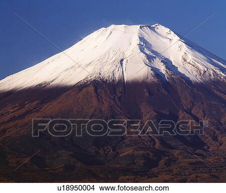 Picture - Mt. Fuji at sunrise, Yamanashi Prefecture, Japan. Fotosearch