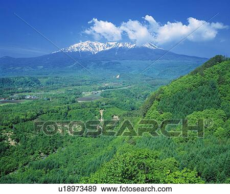 Stock Photo - Mt. Ontake, Tokyo, Japan. Fotosearch
