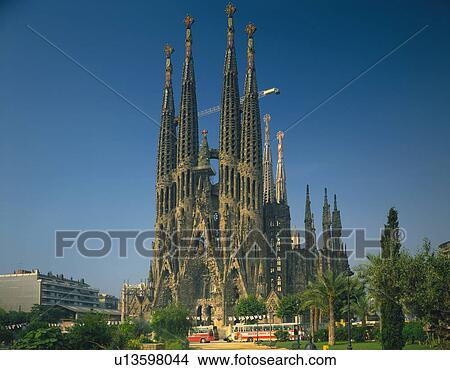 Picture - Sagrada Familia, Barcelona, Spain. Fotosearch