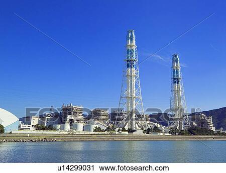 Thermal power plant View Large Photo Image Stock Image - Thermal power plant. Fotosearch
