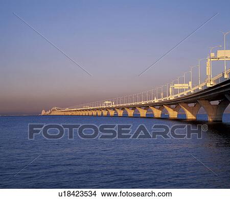 Picture - Tokyo Bay Aqua-Line, Chiba Prefecture, Japan. Fotosearch