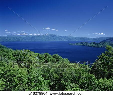Picture - Towadako, Akita Prefecture, Japan. Fotosearch