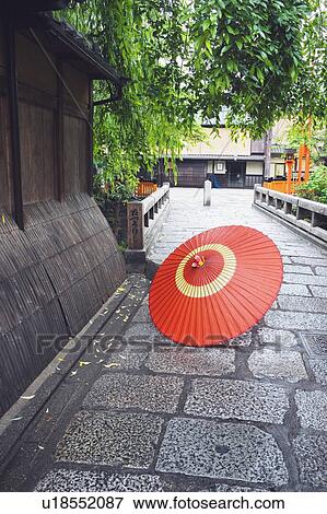 View of an alley in Gion, Kyoto, Japan View Large Photo Image Stock Photo - View of an alley in Gion, Kyoto, Japan. Fotosearch