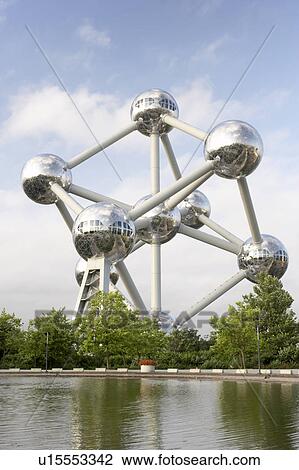Atomium In Brussels View Large Photo Image Stock Image - Atomium In Brussels. Fotosearch