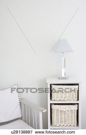 Canvas Chair And Storage Unit View Large Photo Image Stock Photo - Canvas Chair And Storage Unit. Fotosearch