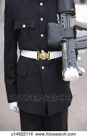Close-Up Of Soldier In Uniform View Large Photo Image Picture - Close-Up Of Soldier In Uniform. Fotosearch