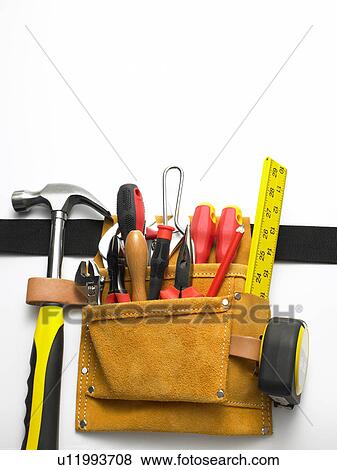Close-Up Of Toolbelt View Large Photo Image Stock Photo - Close-Up Of Toolbelt. Fotosearch