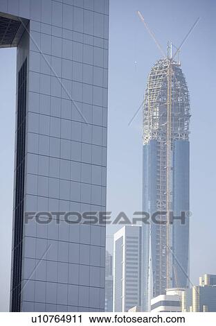 Construction Of Buildings In Dubai View Large Photo Image Stock Image - Construction Of Buildings In Dubai. Fotosearch