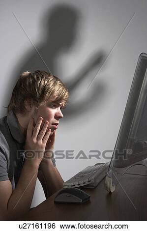 Stock Photograph - Cyber Bullying Concept. Fotosearch