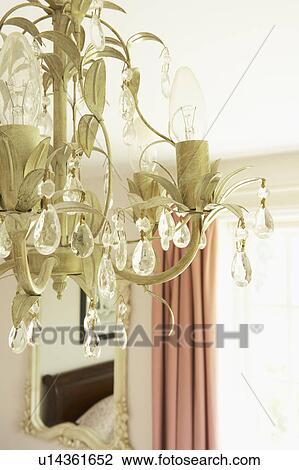 Stock Image - Detail of Chandelier. Fotosearch