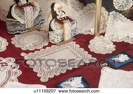 Display In Brussels Lace Shop View Large Photo Image Stock Photo - Display In Brussels Lace Shop . Fotosearch