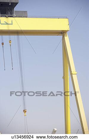 Dockside Crane At Dubai Port View Large Photo Image Picture - Dockside Crane At Dubai Port. Fotosearch
