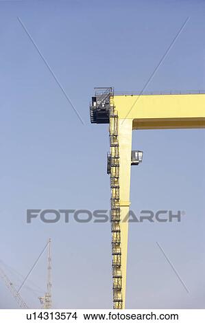 Dockside Crane At Dubai Port View Large Photo Image Picture - Dockside Crane At Dubai Port. Fotosearch