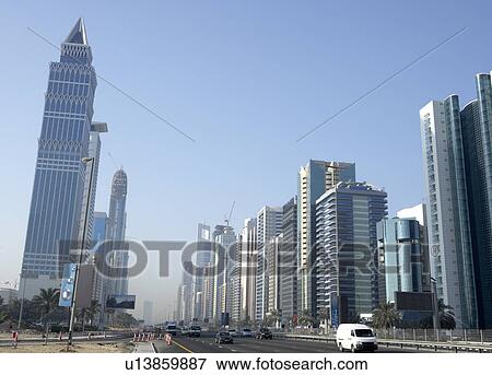 Dubai City Skyline View Large Photo Image Stock Photo - Dubai City Skyline. Fotosearch