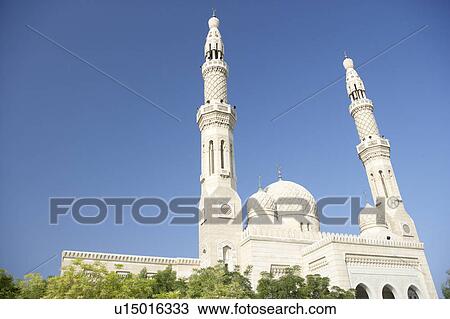 Dubai, Jumeirah Mosque View Large Photo Image Stock Image - Dubai, Jumeirah Mosque. Fotosearch