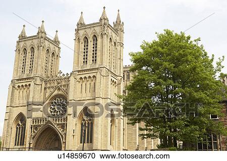 Exterior Of Bristol Cathedral, UK View Large Photo Image Stock Image - Exterior Of Bristol Cathedral, UK. Fotosearch
