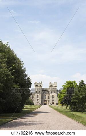 Stock Photograph - Exterior Of Stately Home. Fotosearch