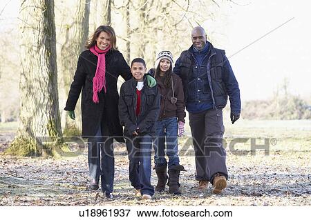Family On Autumn Walk In Countryside View Large Photo Image Stock Photo - Family On Autumn Walk In Countryside. Fotosearch