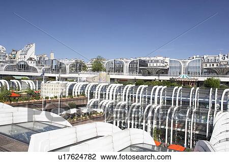 France, Paris, Les Halles View Large Photo Image Stock Image - France, Paris, Les Halles. Fotosearch
