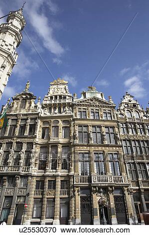 Stock Image - Grand Place, Brussels, Begium. Fotosearch