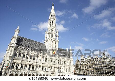 Grand Place, Brussels, Begium View Large Photo Image Stock Photograph - Grand Place, Brussels, Begium. Fotosearch