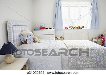 Interior Of Child's Bedroom View Large Photo Image Stock Image - Interior Of Child's Bedroom. Fotosearch