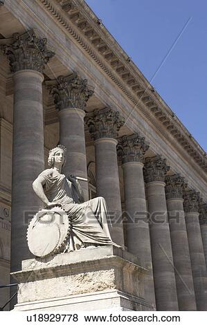 Stock Photo - La Bourse, Paris Stock Exchange. Fotosearch
