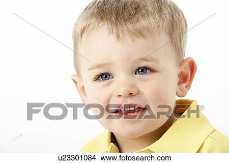 Portrait Of Smiling Young Boy View Large Photo Image Picture - Portrait Of Smiling Young Boy. Fotosearch